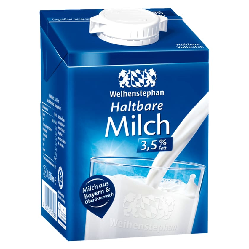 Weihenstephan H-Milch 3,5% 0,5l bei REWE online bestellen!